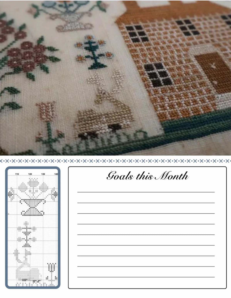 Stitcher's Journal By Stacy Nash Primitives Counted Cross Stitch Pattern