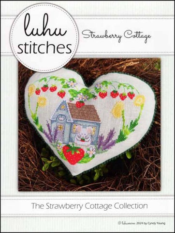Strawberry Cottage by Lulu Stitches Counted Cross Stitch Pattern