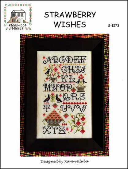 Strawberry Wishes by Rosewood Manor Counted Cross Stitch Pattern