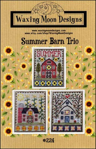 Summer Barn Trio By Waxing Moon Designs Counted Cross Stitch Pattern