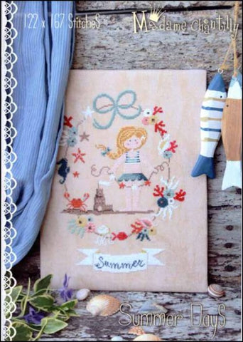 Summer Days By Madame Chantilly Counted Cross Stitch Pattern (Copy)