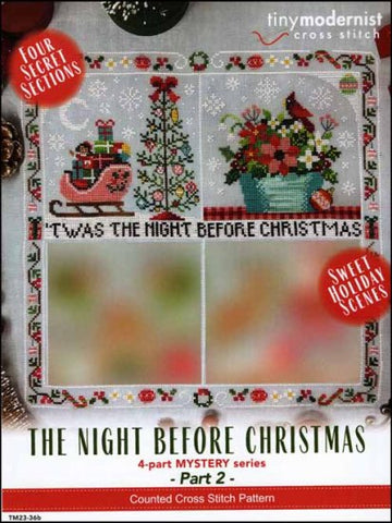 The Night Before Christmas Part 2 By The Tiny Modernist Counted Cross Stitch Pattern