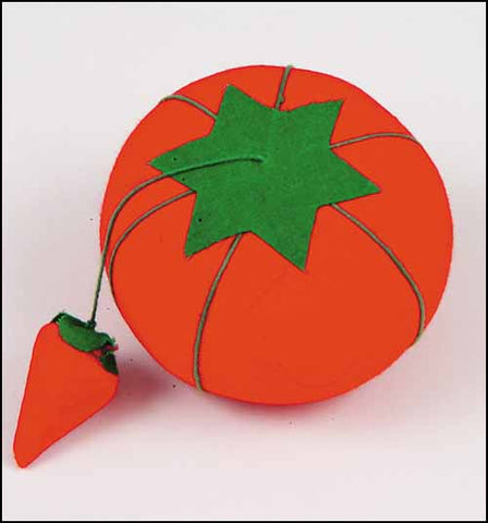 Tomato Pin Cushion With Strawberry Emory Sharpener