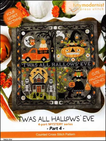 Twas All Hallows Eve: Part 4 By The Tiny Modernist Counted Cross Stitch Pattern
