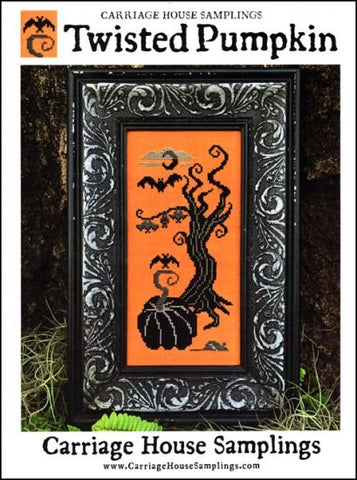 Twisted Pumpkin by Carriage House Samplings Counted Cross Stitch Pattern