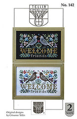 Wildflower Welcome by Tellin Emblem Counted Cross Stitch Pattern