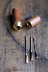 Wooden Sandalwood Needle Case