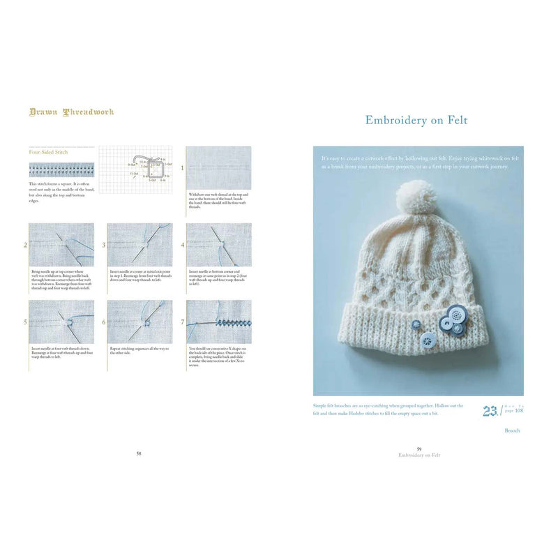 Whitework Embroidery: Designs and Accessories with a Modern Twist By  Seiko Nakano