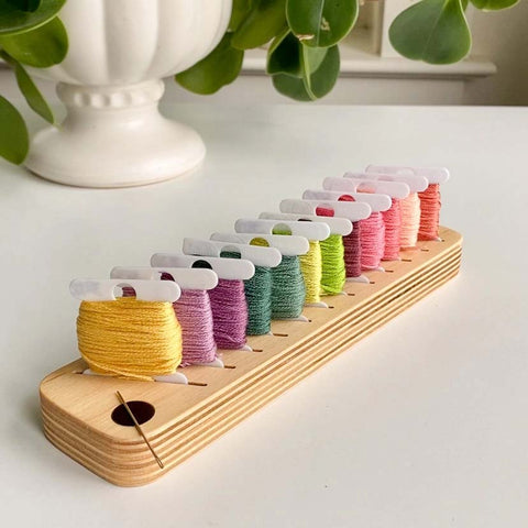 Wooden Bobbin Minder From Modern Hoopla