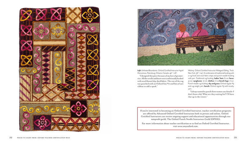 Intermediate & Advanced Punch Needle Rug Hooking: Techniques, Projects, and Inspirations By Amy Oxford (Copy)