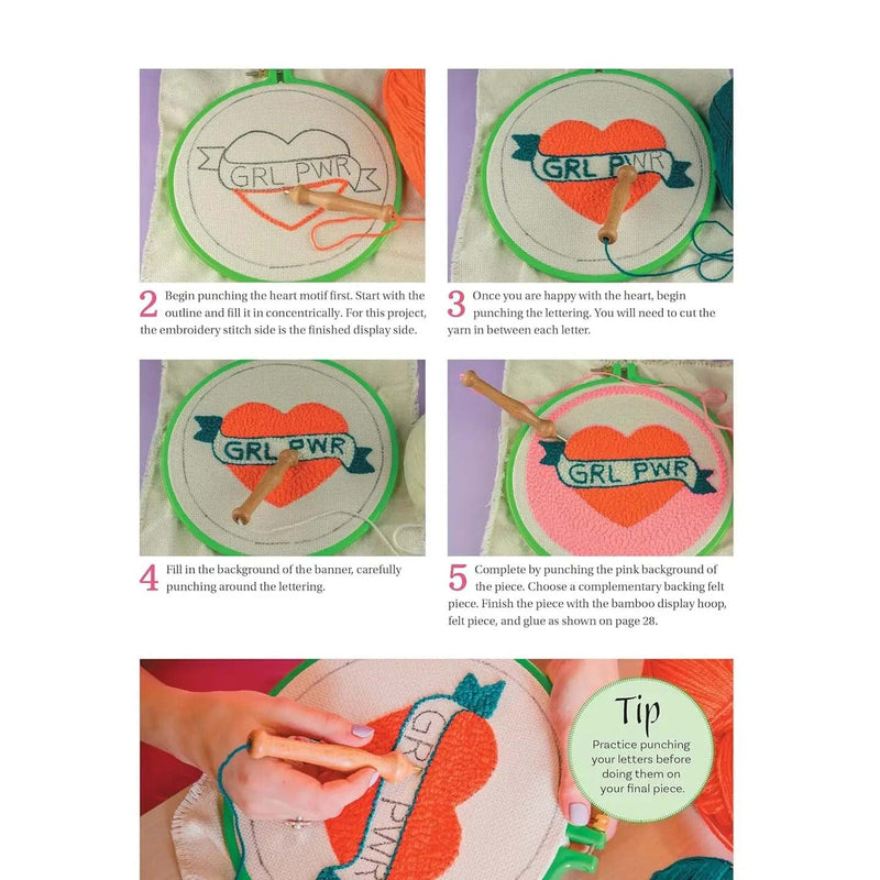 Punch Needle Tattoo Designs - Beginner Friendly Projects By Amy Buchanan
