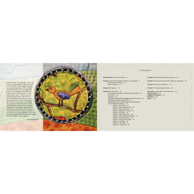 Inspiration Kantha: Creative Stitchery and Quilting with Asia's Ancient Technique By Anna Hergert