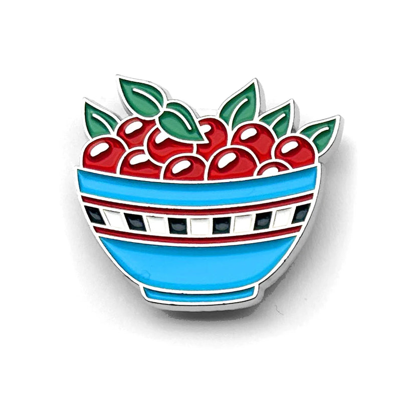 Bowl of Cherries Needle Minder Magnetic Needle Minder From Mary Engelbreit