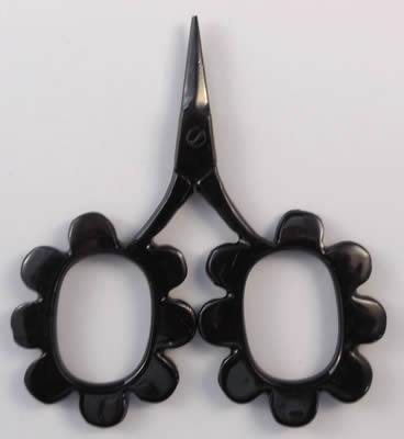 Kelmscott Design's FLOWER POWER Scissors-Black
