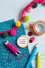I Like To Make Things Magnetic Needle Minder  From Hawthorn Handmade