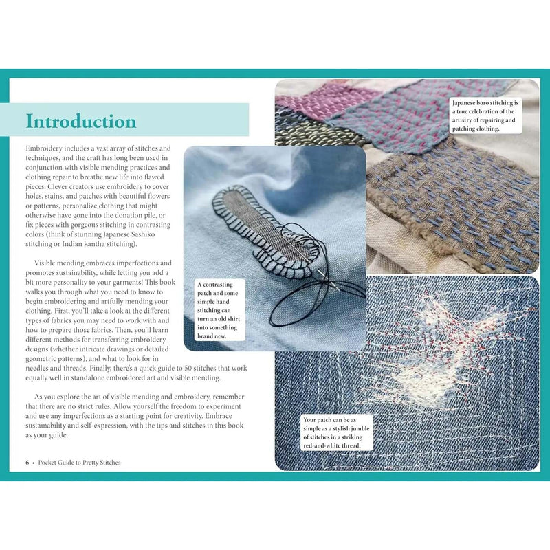 Pocket Guide To Pretty Stitches - Carry-Along Guide by Karen Hemingway