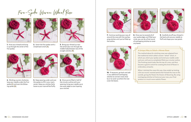 Handmade Holiday: Festive Embroidery Patterns and Techniques for Christmas Crafting By Alyssa Ploof