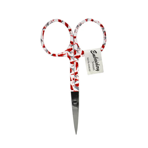 HOLIDAY EMBROIDERY SCISSORS -Cardinal