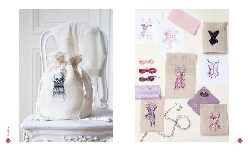 Retro Cross Stitch: 500 Patterns, French Charm for Your Stitchwork By Véronique Enginge