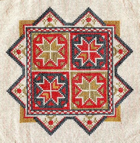 STAR of CHIOS by Avlea Folk Embroidery Counted Cross Stitch Kit