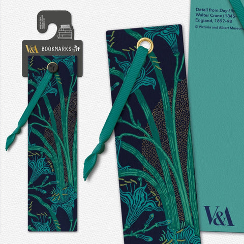 Walter Crane Lilies V&A Bookmark Bookmark By If USA