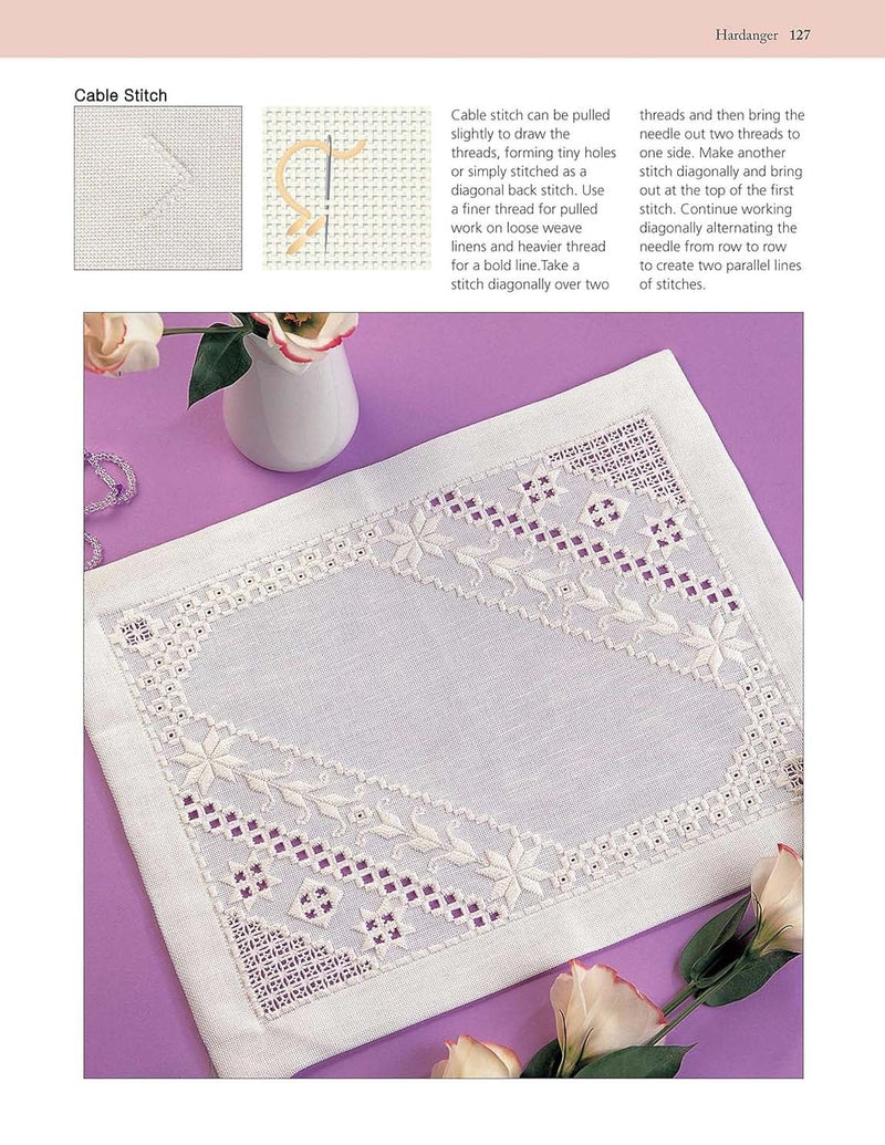Encyclopedia of Classic & Vintage Stitches: 245 Illustrated Embroidery Stitches for Cross Stitch, Crewel, Beadwork, Needlelace, Stumpwork, and More by Karen Hemingway