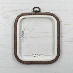 Square Flexi Hoop by Nurge 5 by 5.75 inch Sand