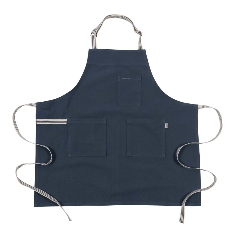 KAF Home Rooted Sustainable Chef's Apron - 32 X 30-Denali-Blue