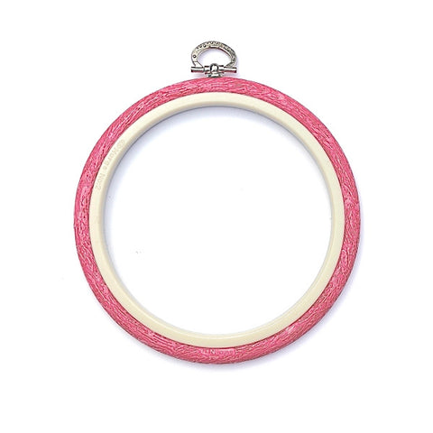 Nurge Pink Flexi Hoop 6 3/4 inch Round ~17cm