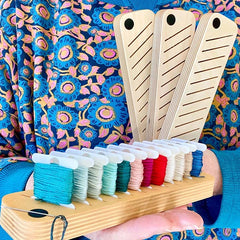 Wooden Bobbin Minder From Modern Hoopla
