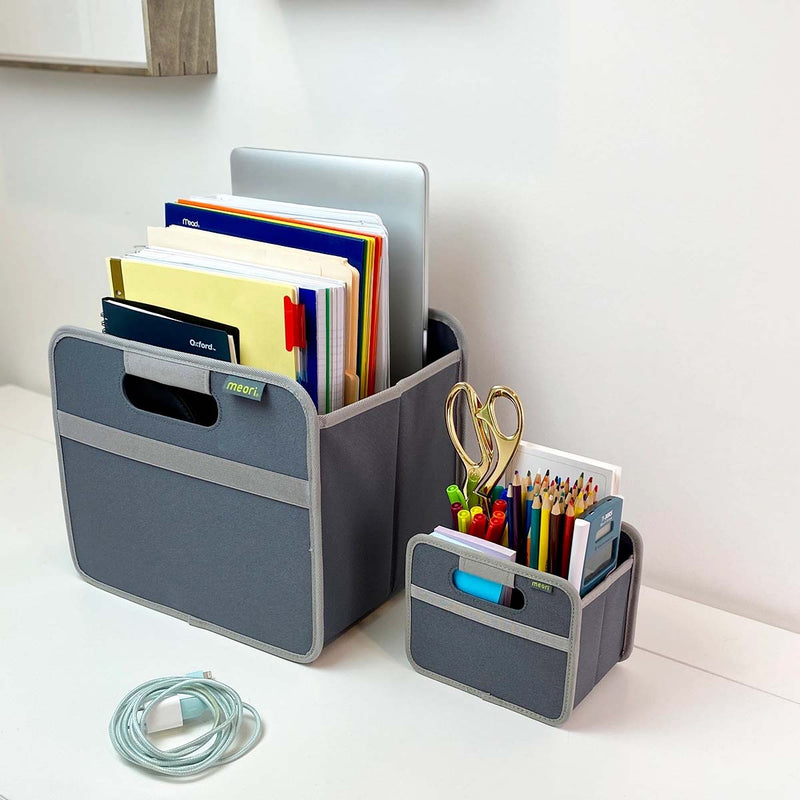 Small Foldable Storage Cube / Collapsible by Meori -Midnight Magenta
