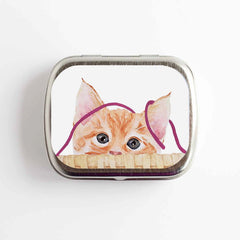 Kitten NEEDLE CASE NEEDLE or STITCH MARKER STORAGE - ORGANIZER
