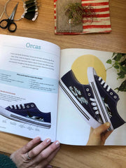 Diy Embroidered Shoes- Hand Embroidery Diy Book by Melissa Galbraith