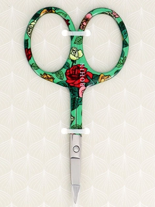 Bohin Fancy Embroidery Scissors - Blossom Collection -Green