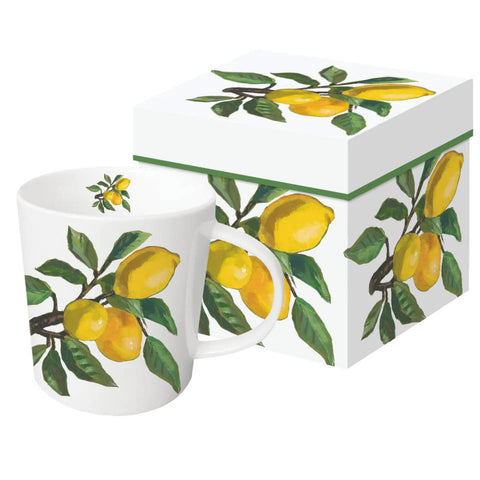 Lemon Mussee Boxed Mug by Luanne Marten from PPD