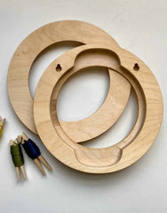 Caramel Round Embroidery Hoop Frame For 6" Hoop From Modern Hoopla