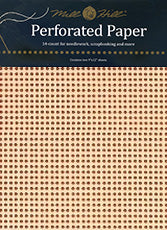 Peach Sorbet MILL HILL PERFORATED PAPER Two 9