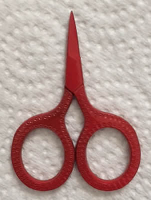 Kelmscott Design's SUSAN SCISSORS- Red