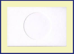 SMALL NEEDLEWORK CARDS. ROUND OPENING...White