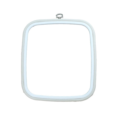 Nurge Square Flexi Hoop - 7 by 8 inch WHITE