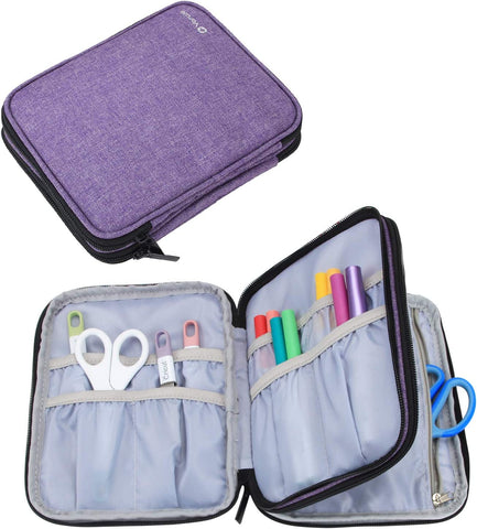 Stitching Organizer Bag for Accessories, Small Carrying Bag for Sewing Tools and Accessories-Purple
