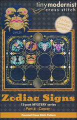 Zodiac Signs# 6 Cancer By The Tiny Modernist Counted Cross Stitch Pattern