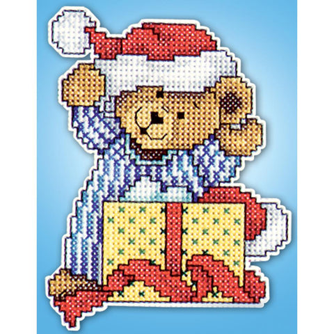 CURLY-Q'S by NMI Plastic Counted Cross Stitch ORNAMENT Kit #2653 ZEBRA ~  NIP