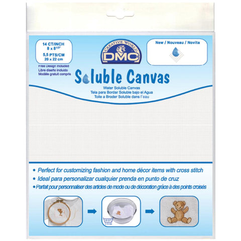 DMC Water Soluble Canvas 14 count