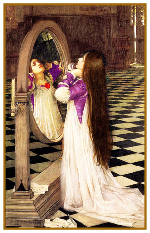 Marian in the South inspired by John William Waterhouse Counted Cross Stitch Pattern