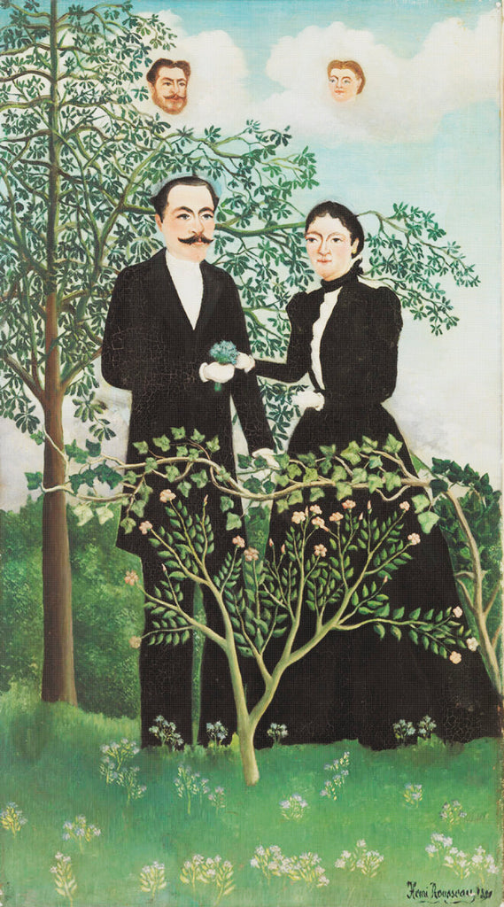 The Past and The Present by Henri Rousseau Counted Cross Stitch Pattern