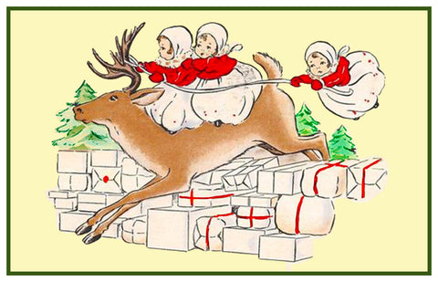 Vintage Christmas Santa Helpers Nimble Nick #12 Counted Cross Stitch Pattern