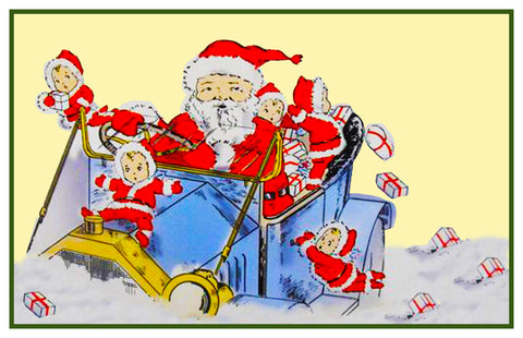 Vintage Christmas Santa Helpers Nimble Nick #15 Counted Cross Stitch Pattern