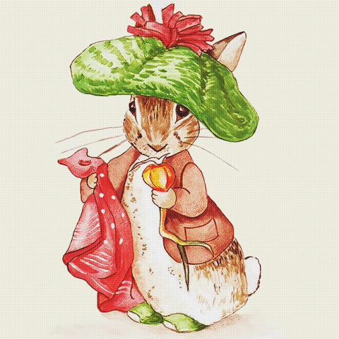 Orenco Originals Beatrix Potter Benjamin Rabbit Counted Cross Stitch Pattern
