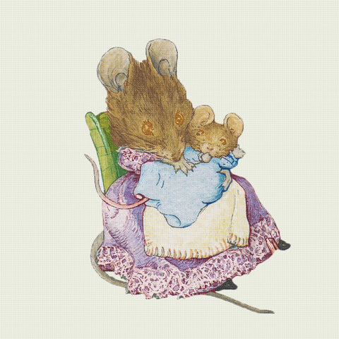 Orenco Originals Beatrix Potter Hunca Munca Rocks Baby Counted Cross Stitch Pattern